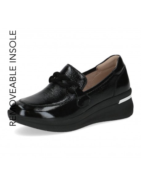 Chaussures noires compensées CAPRICE