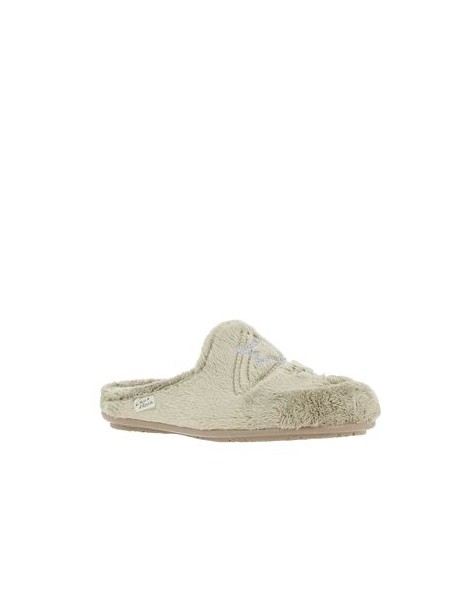 Pantoufles taupe MAISON DE L’ESPADRILLE