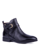 Bottines plates noires PIKOLINOS