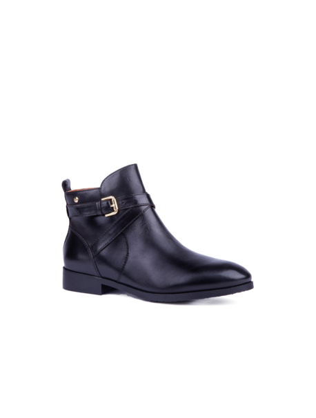 Bottines plates noires PIKOLINOS