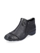 Bottines en cuir noir RIEKER