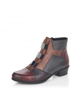 Bottines tricolores en cuir RIEKER