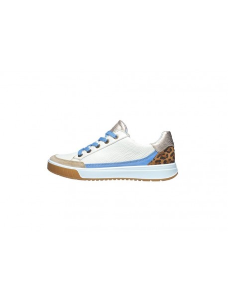 Baskets blanches et bleues ARA